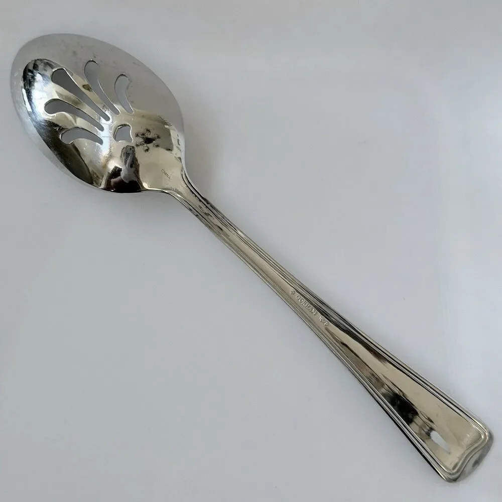 5pc GORHAM Monet Frosted Stainless Hostess Set Serving Glossy Satin 18/8